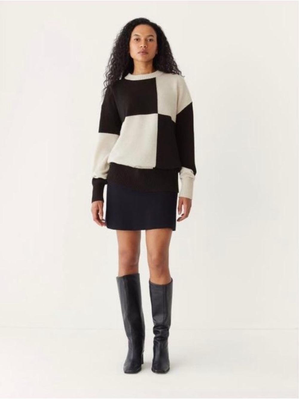 Frank & Oak Colorblock Crewneck Sweater